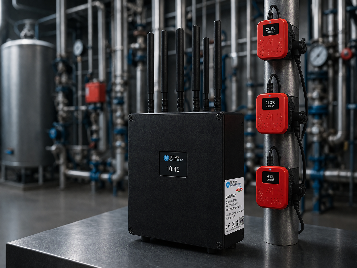 TermoControllo Gateway + Node Sensors